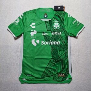 Charly Club Santos Laguna Soccer Jersey Mens Small Green New 2022-23 Alebrije
